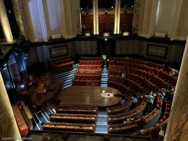 London County Hall South Gallery C7 view from seat photo