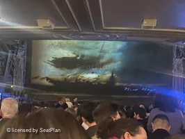 Sondheim Theatre Stalls T9 view from seat photo