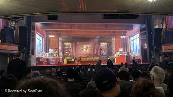 Nederlander Theatre Orchestra O112 view from seat photo