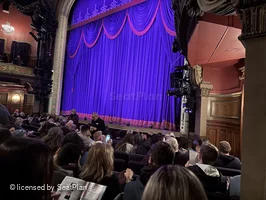 Lyceum Theatre Orchestra K18 view from seat photo