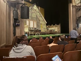 Booth Theatre Orchestra F13 view from seat photo