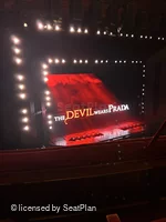 Dominion Theatre Circle B41 view from seat photo