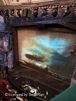Sondheim Theatre Grand Circle A1 view from seat photo