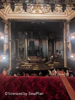 Lyric Theatre Dress Circle A13 view from seat photo