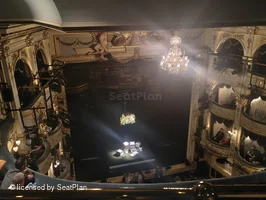 Wyndham's Theatre Grand Circle E23 view from seat photo