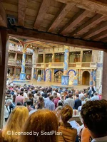Shakespeare's Globe Theatre Lower Gallery - Bay E E36 view from seat photo