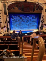 Majestic Theatre Front Mezzanine F1 view from seat photo