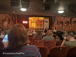August Wilson Theatre Orchestra V111 view from seat photo