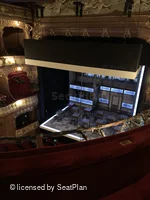 Apollo Theatre Grand Circle B4 view from seat photo