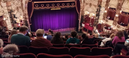 London Coliseum Balcony K43 view from seat photo