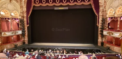 London Coliseum Dress Circle C21 view from seat photo
