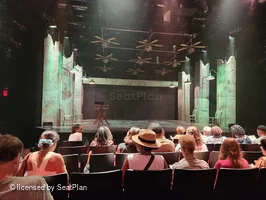 Lucille Lortel Theatre Orchestra G109 view from seat photo