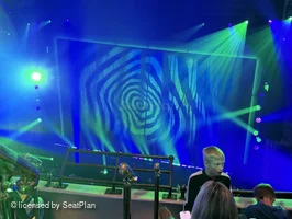 Palace Theatre Mezzanine D2 view from seat photo