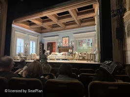 Samuel J. Friedman Theatre Orchestra E120 view from seat photo