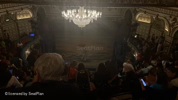 Sondheim Theatre Grand Circle K15 view from seat photo