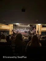 Hudson Theatre Orchestra U101 view from seat photo