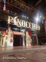 Shakespeare's Globe Theatre Yard Standing J33 view from seat photo