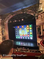 Shaftesbury Theatre Royal Circle C4 view from seat photo
