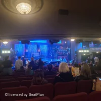 Broadhurst Theatre Orchestra T13 view from seat photo