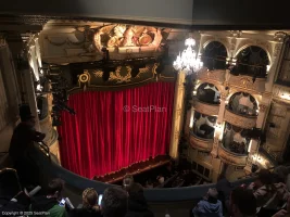 Wyndham's Theatre Grand Circle E26 view from seat photo