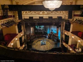 Lyric Theatre Balcony B17 view from seat photo