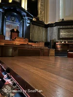 London County Hall Courtroom Stalls A6 view from seat photo