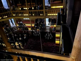 Sam Wanamaker Playhouse Playhouse Upper Gallery CC6 view from seat photo