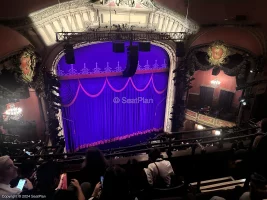 Lyceum Theatre Balcony D7 view from seat photo