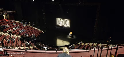 Vivian Beaumont Theater Loge E413 view from seat photo