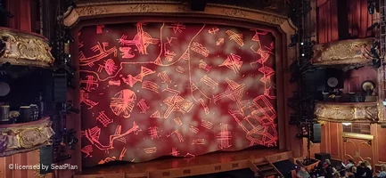 Lyceum Theatre Royal Circle A35 view from seat photo