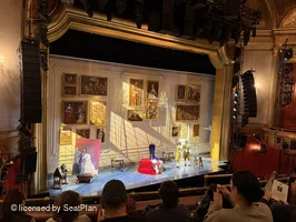 St James Theatre Mezzanine D11 view from seat photo