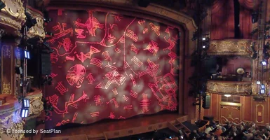 Lyceum Theatre Royal Circle A46 view from seat photo