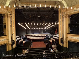 Hudson Theatre Dress Circle B106 view from seat photo