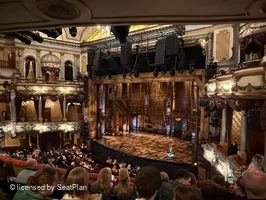 Victoria Palace Theatre Royal Circle F3 view from seat photo