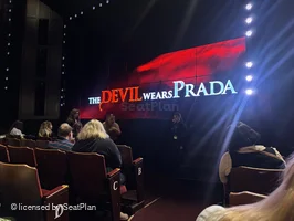 Dominion Theatre Stalls F11 view from seat photo