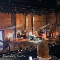 Minetta Lane Theatre Mezzanine BB115 view from seat photo