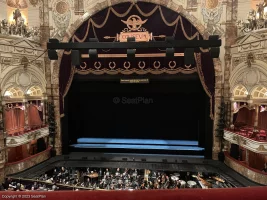London Coliseum Upper Circle A21 view from seat photo