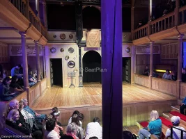 Sam Wanamaker Playhouse Playhouse Lower Gallery B20 view from seat photo