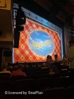 Nederlander Theatre Orchestra J21 view from seat photo