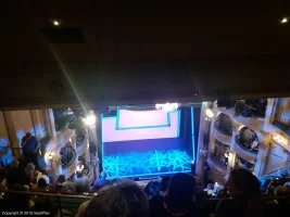Wyndham's Theatre Balcony D20 view from seat photo