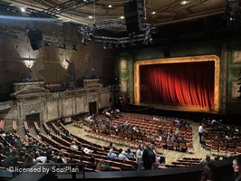 Alexandra Palace Theatre Circle E3 view from seat photo