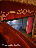 Apollo Theatre Grand Circle Box C2 view from seat photo