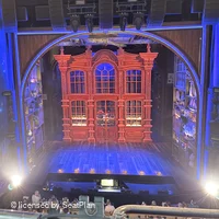 Savoy Theatre Upper Circle A12 view from seat photo