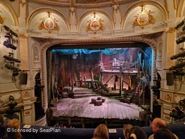 Ambassadors Theatre Circle D7 view from seat photo