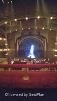 Lyric Theatre Dress Circle A115 view from seat photo