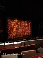 Minskoff Theatre Mezzanine DD9 view from seat photo