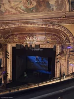 Theatre Royal Haymarket Upper Circle A14 view from seat photo