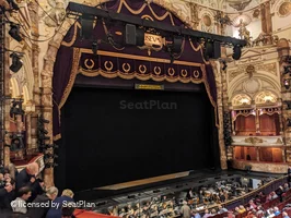 London Coliseum Dress Circle D49 view from seat photo
