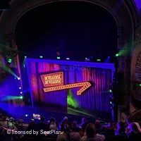 Palace Theatre Mezzanine K4 view from seat photo