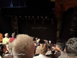 Studio 54 Theatre Mezzanine KK114 view from seat photo